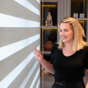 Double Vision Semi Blackout - Branco Acinzentado