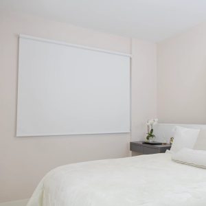 Persiana Rolô Blackout - Branca Texturizado