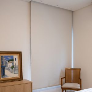 Persiana Rolô Blackout - Off White Texturizado