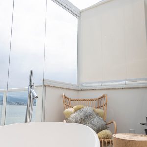 Persiana Rolô Tela Solar 1% - Branca