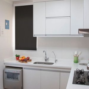 Persiana Rolô Tela Solar 1% - Preta