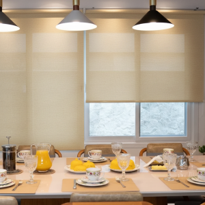 Persiana Rolô Translúcida Slim - Amarelo