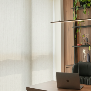 Persiana Rolô Translúcida Texturizada - Bege