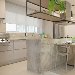 Persiana Rolô Translúcida Texturizada - Geométrica Branco