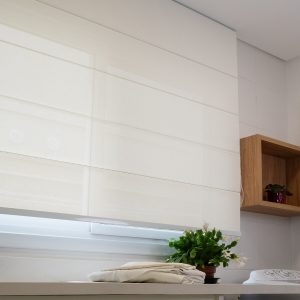 Persiana Romana Tela Solar 3% - Branca